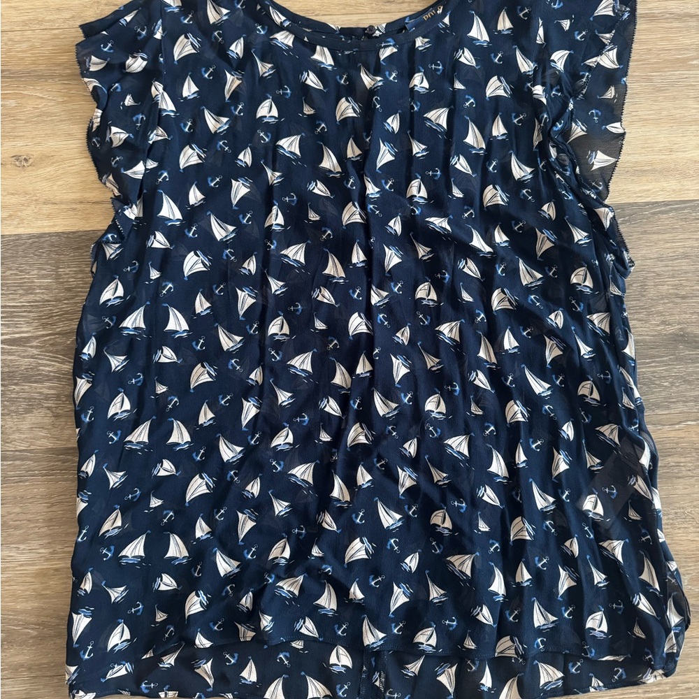 Polo Ralph Lauren Blue Sailboat Top